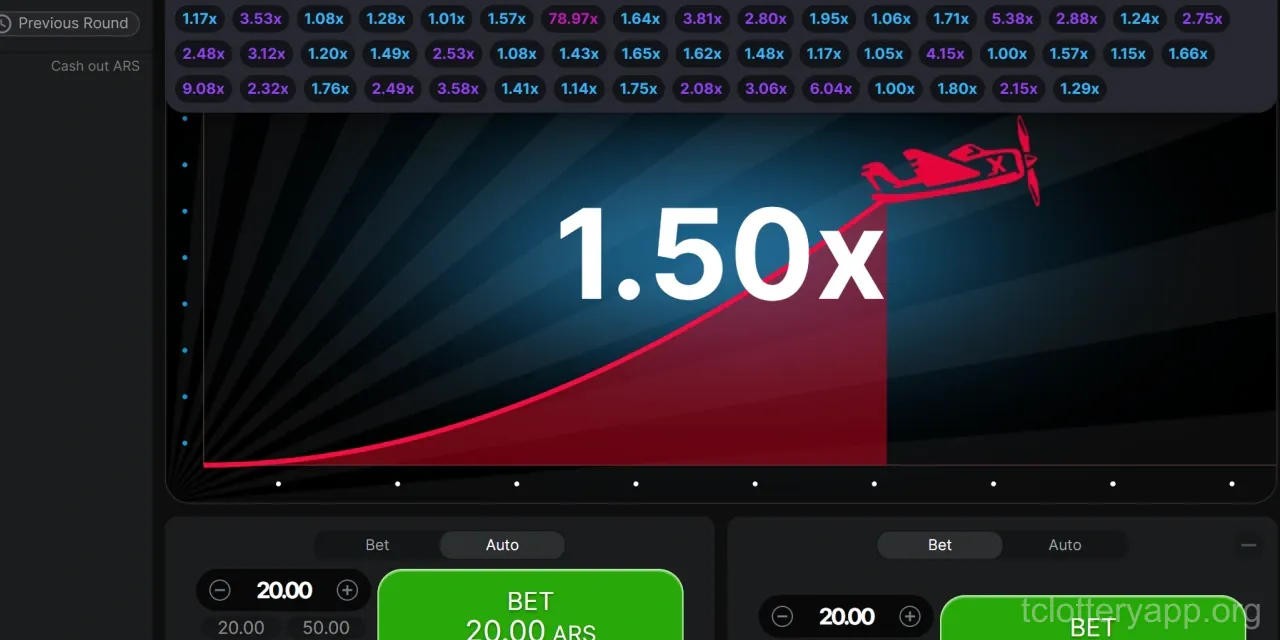 TCLottery Aviator Game Demo