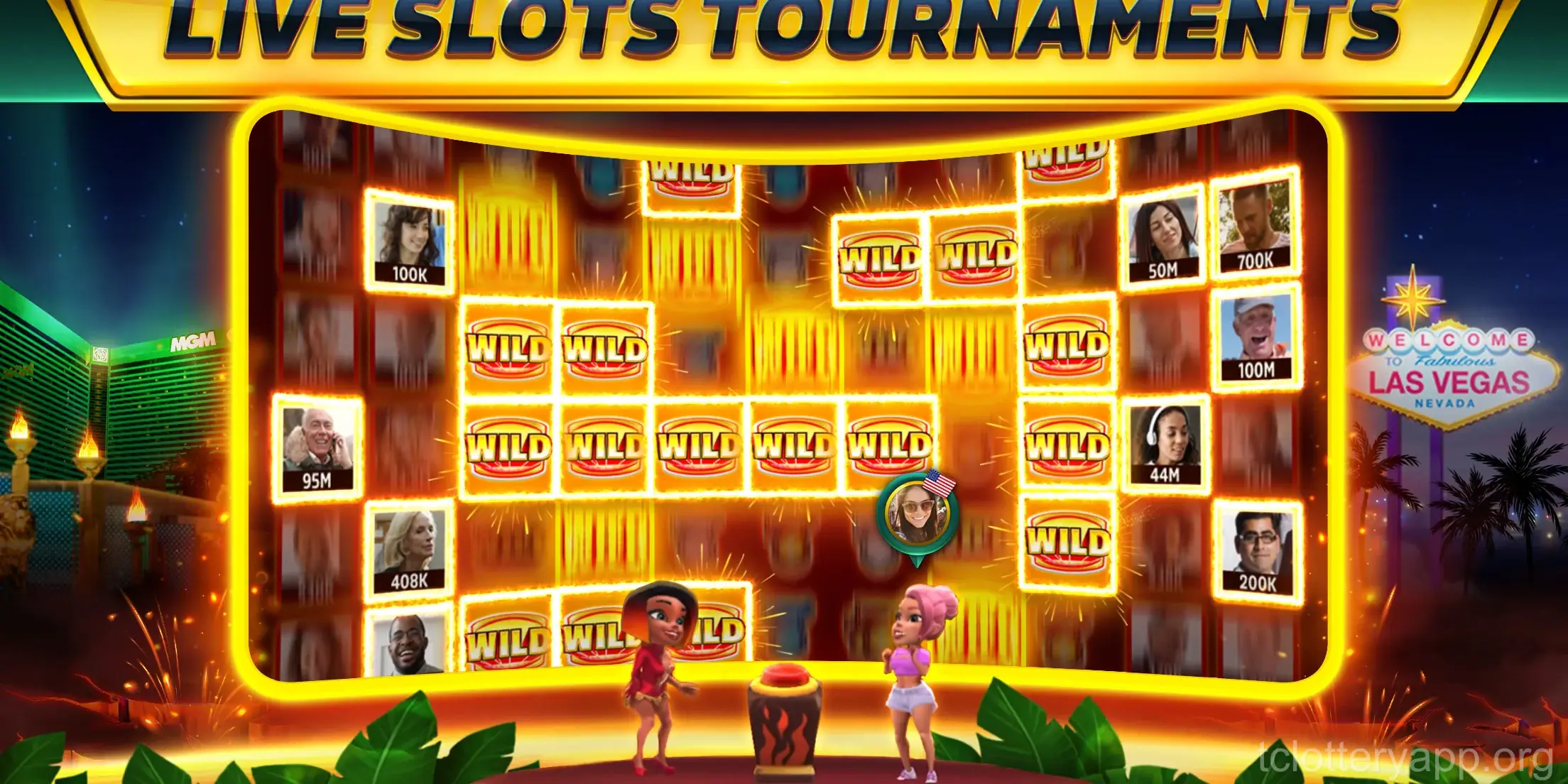 TCLottery App Game Category Page